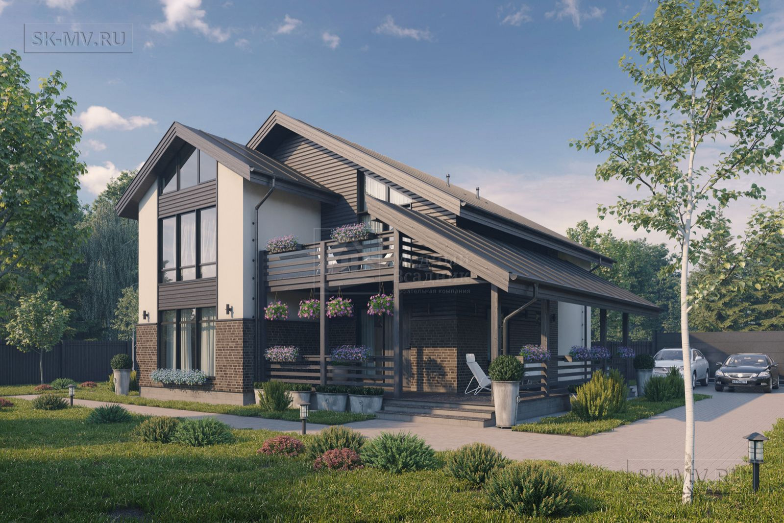 Модульный загородный дом