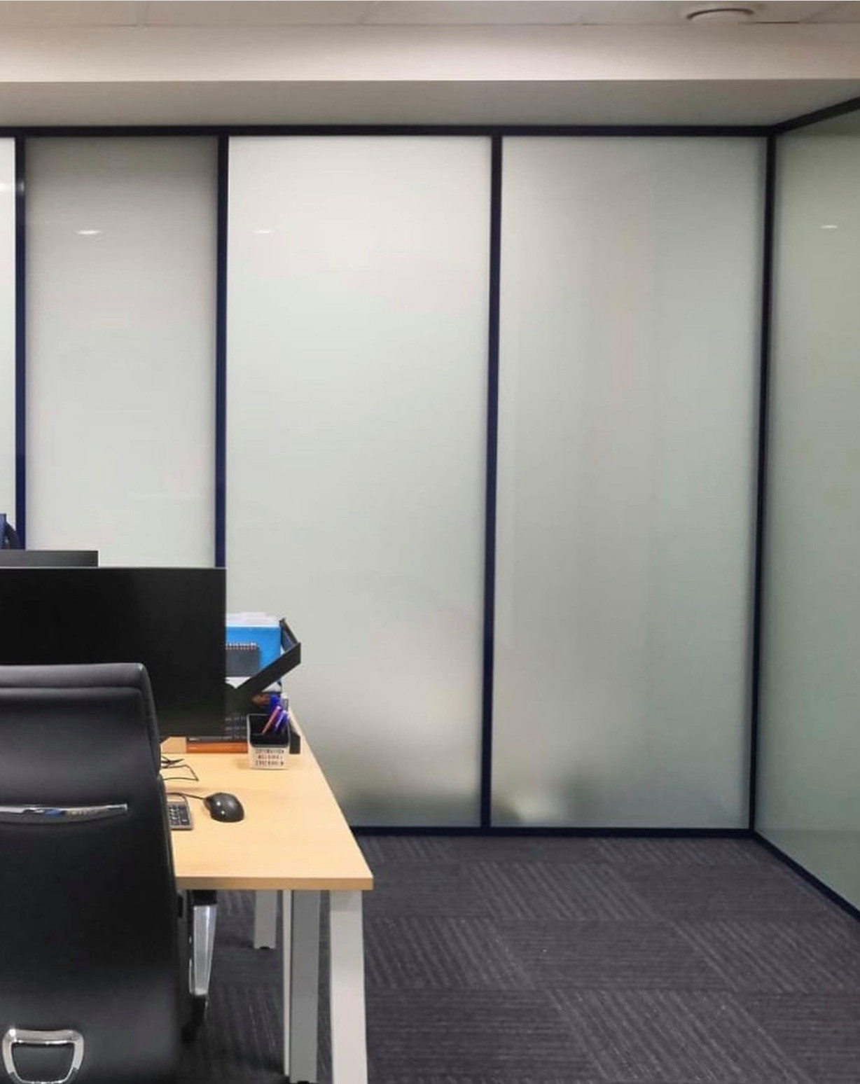 Обложка проекта: Перегородка из матового стекла