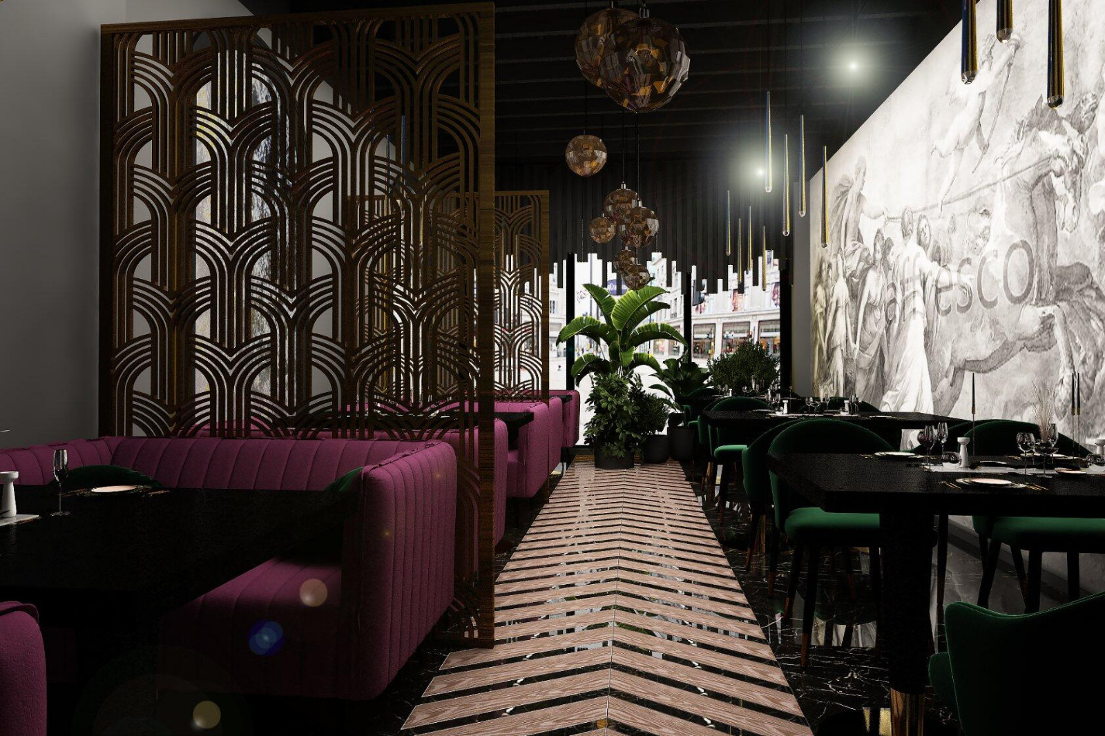 дизайн кафе