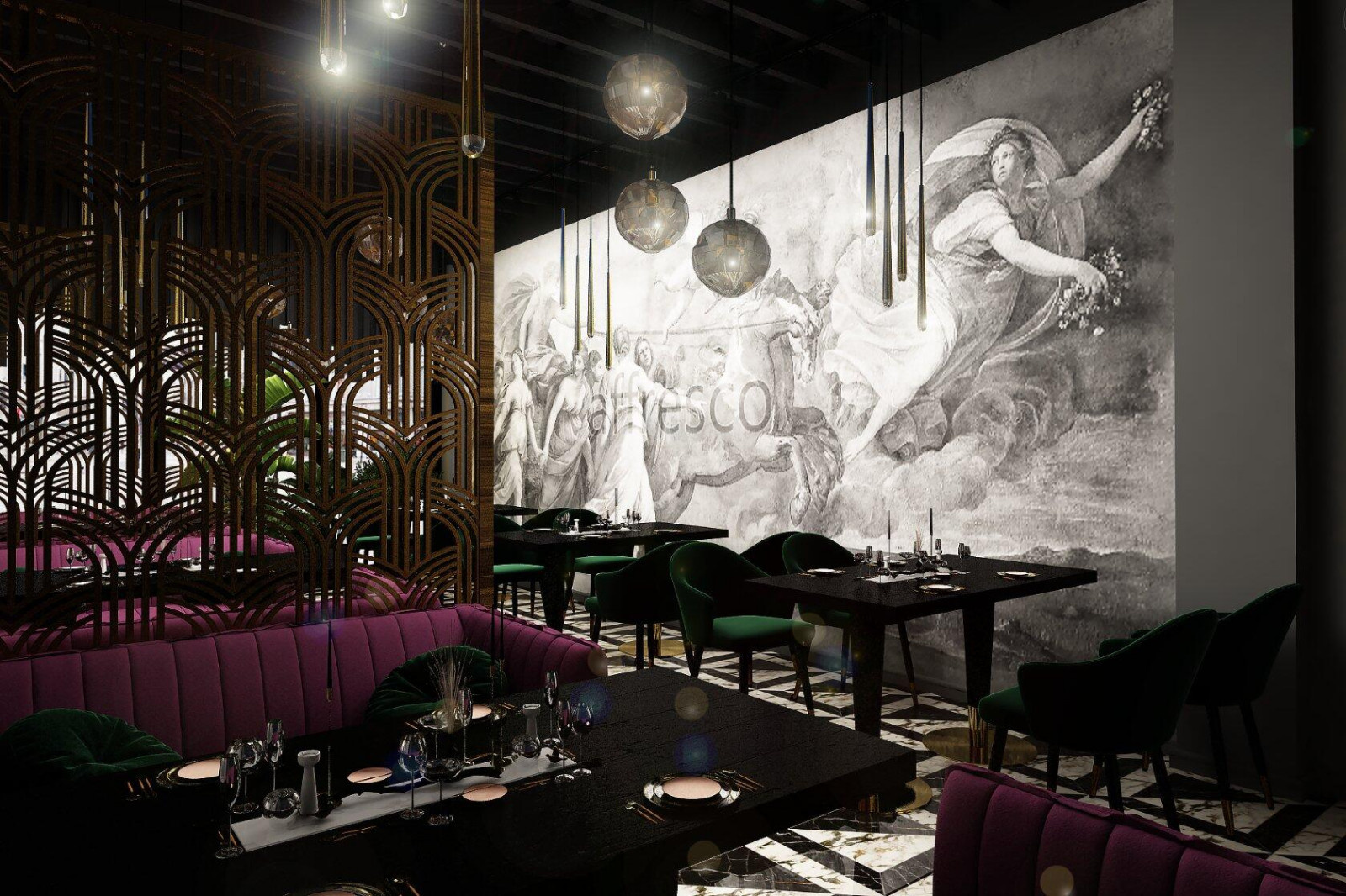 дизайн кафе