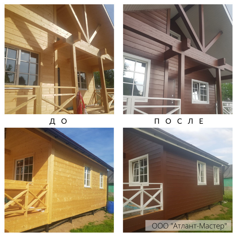Покраска дома 8