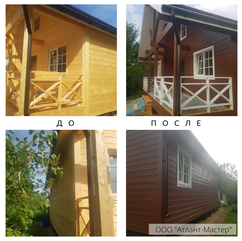 Покраска дома 8