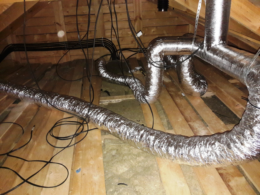 Приточно-вытяжная вентиляция в частном доме.