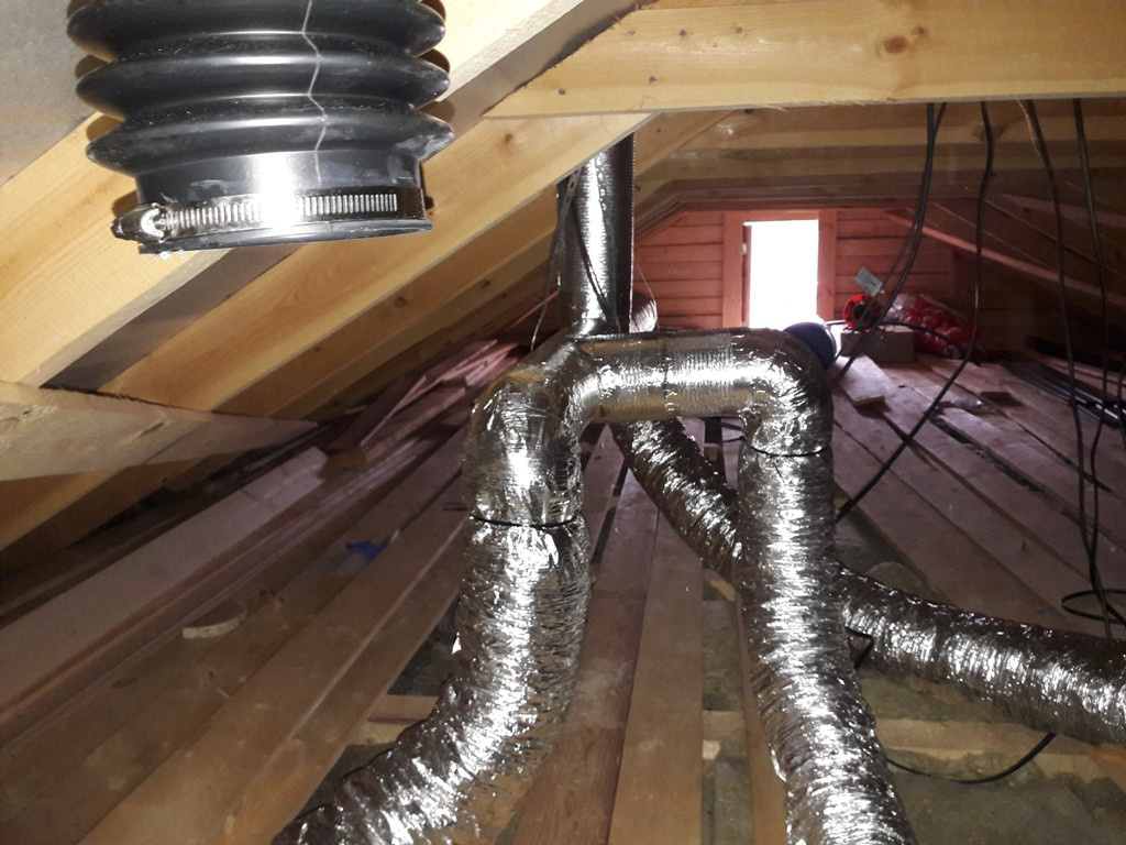 Приточно-вытяжная вентиляция в частном доме.