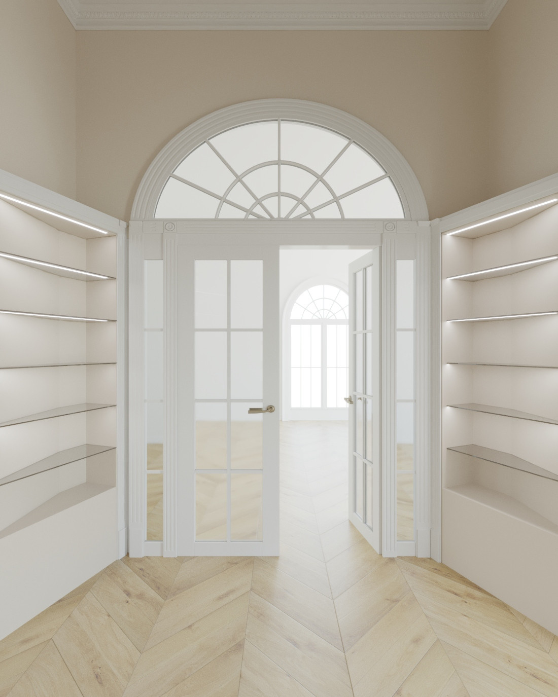 Холл с эффектом анфилады