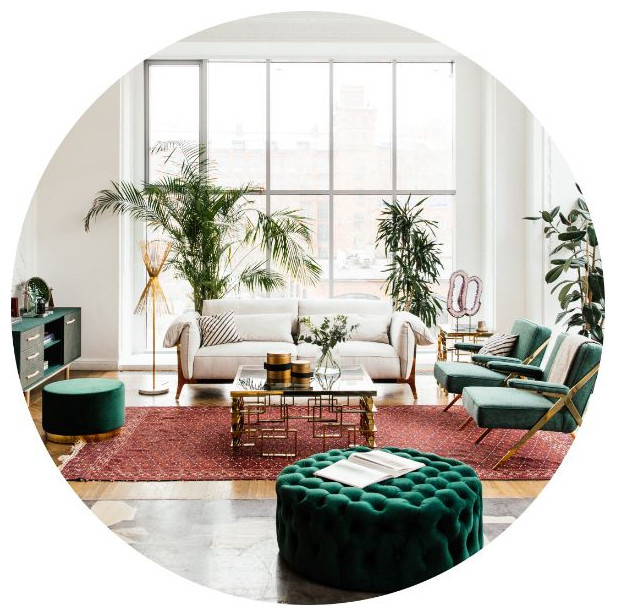 Сет дизайн для студийной съемки мебели Loft Design