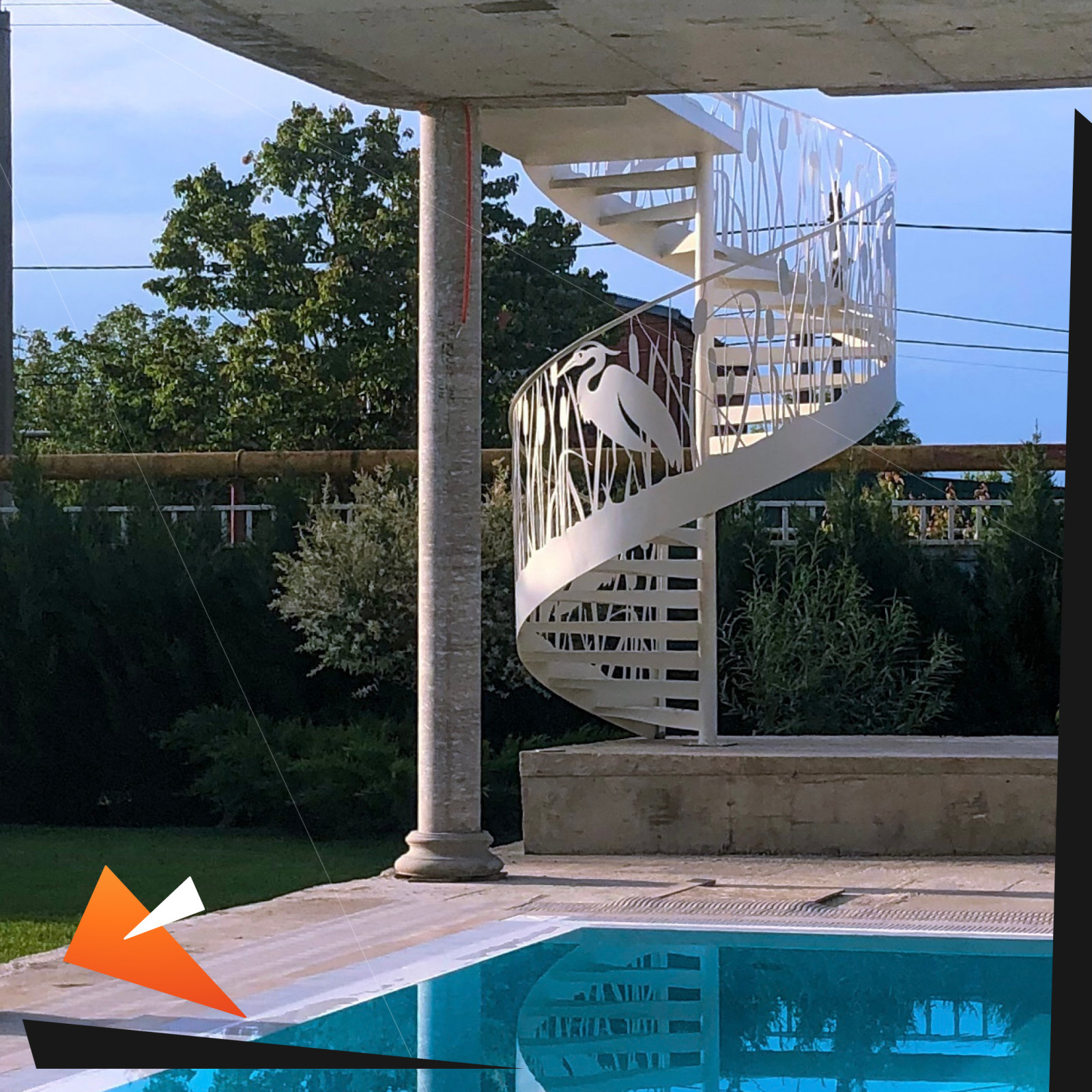 Обложка проекта: Изготовление Винтовой Лестницы