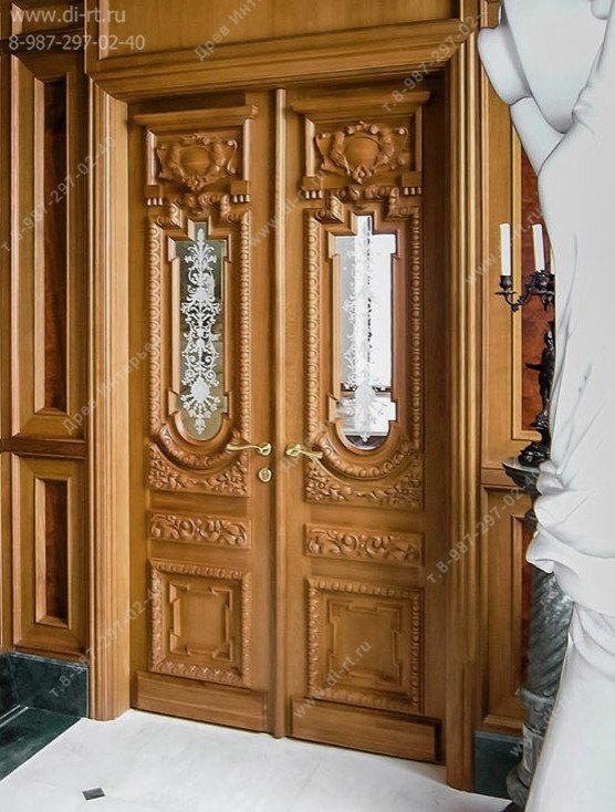 Двери из ценных пород древесины