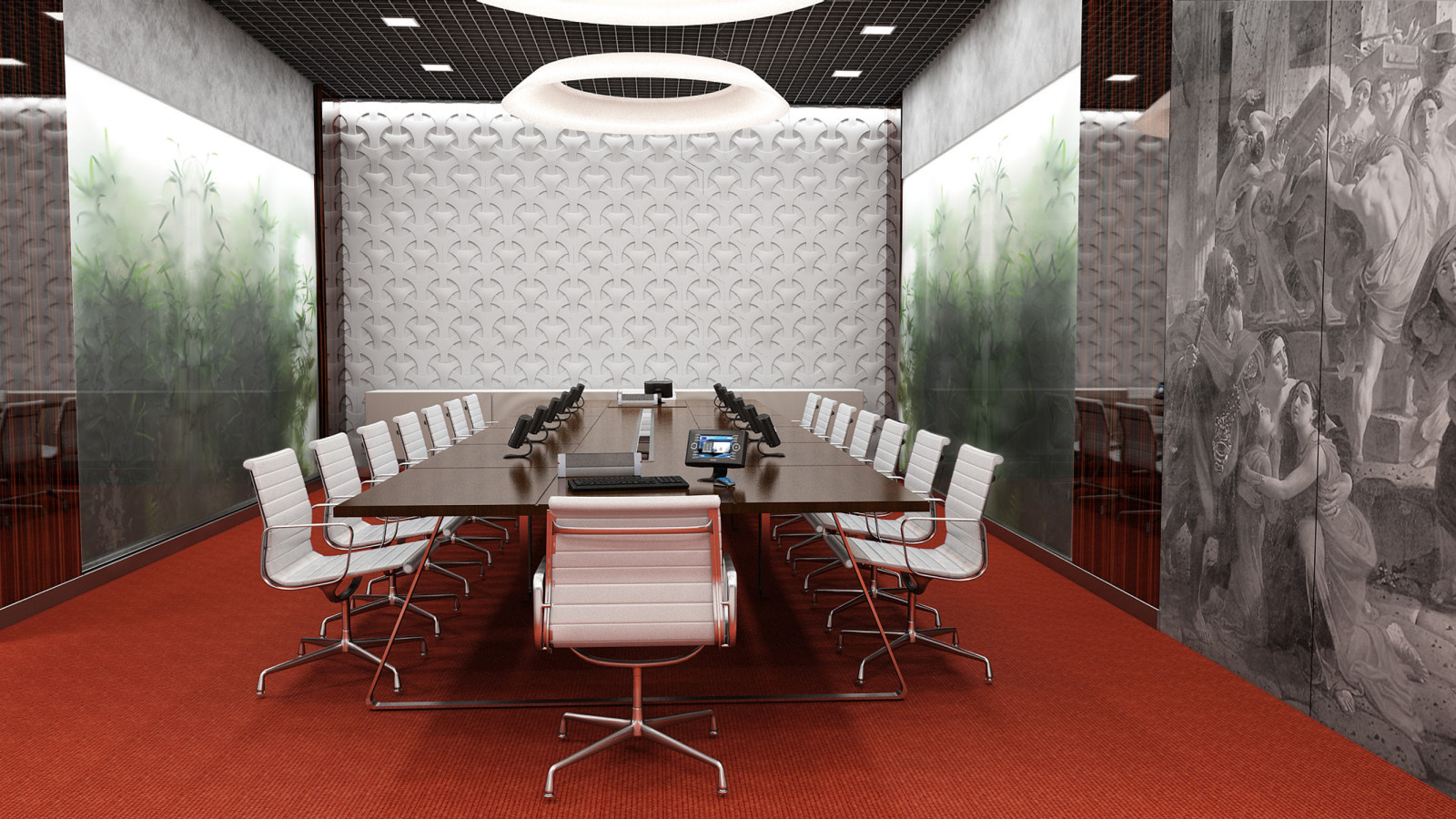 Интерьеры банка  "МИРАФ"