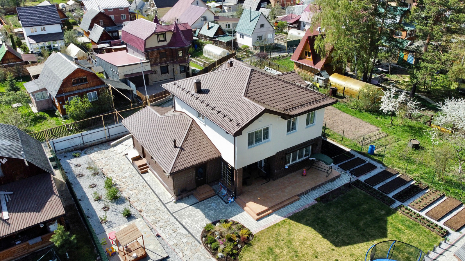 Коттедж в поселке Балтым по проекту ZZ2