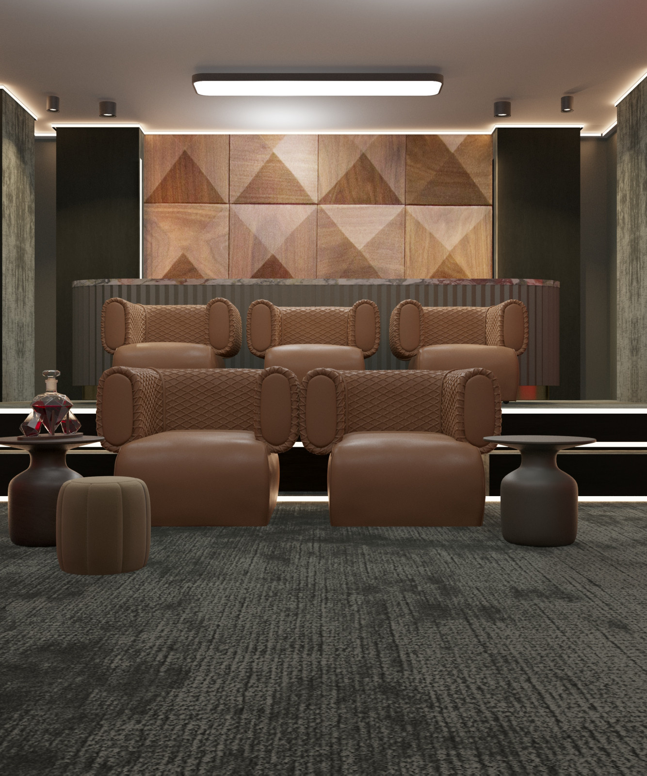 Интерьер домашнего кинотеатра