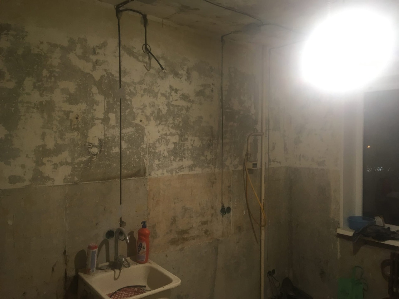 Черновой монтаж 3-х комнатной квартиры