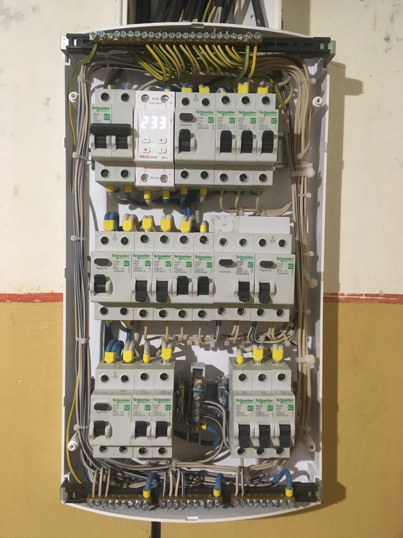 Черновой монтаж 3-х комнатной квартиры