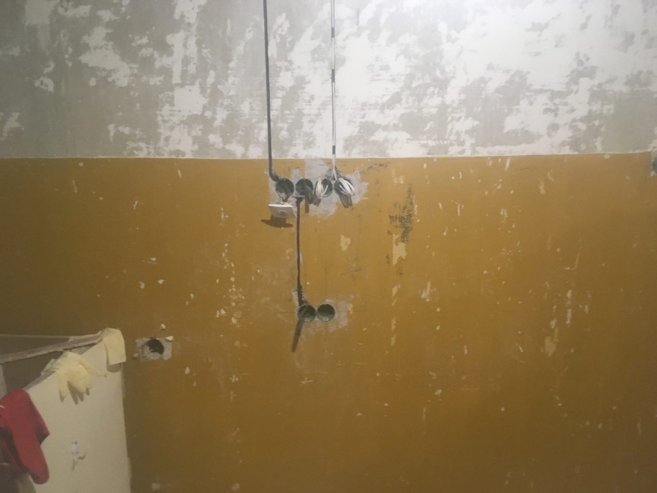 Черновой монтаж 3-х комнатной квартиры