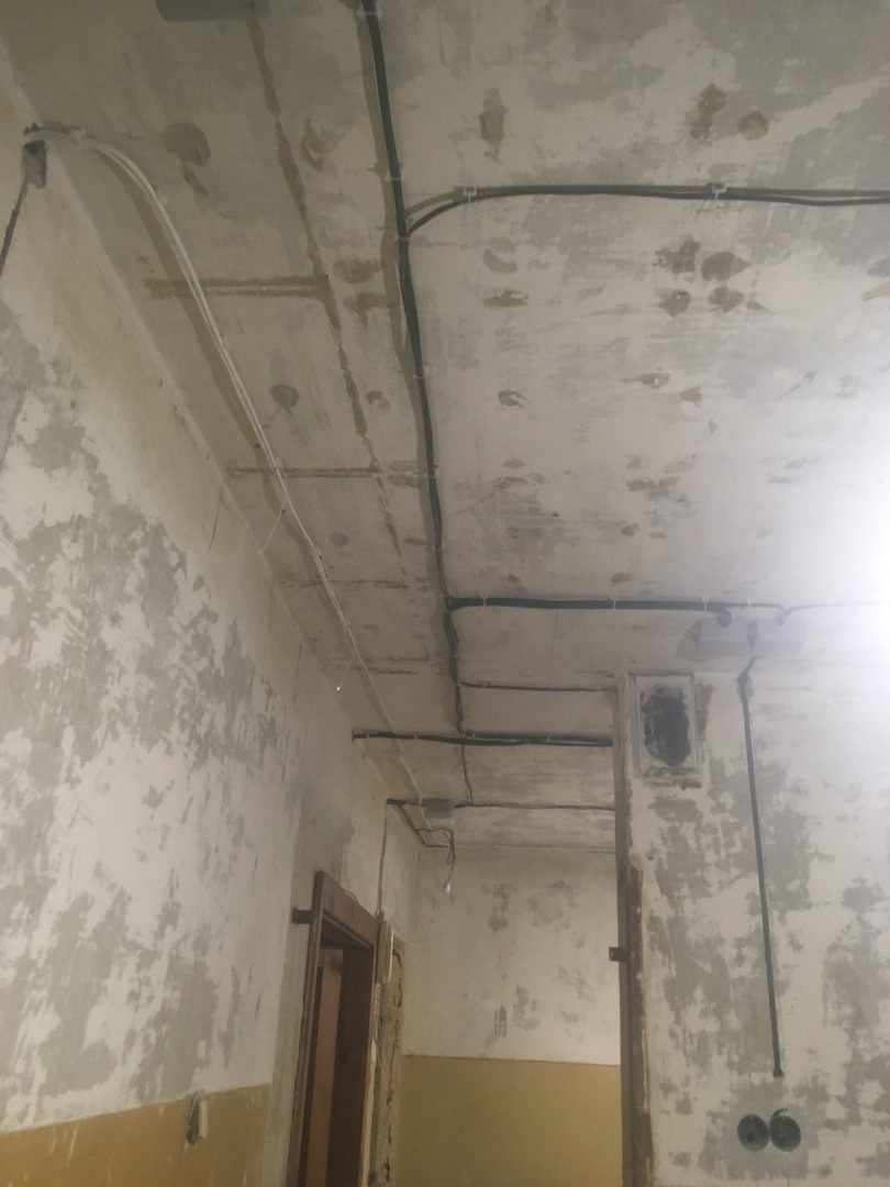 Черновой монтаж 3-х комнатной квартиры