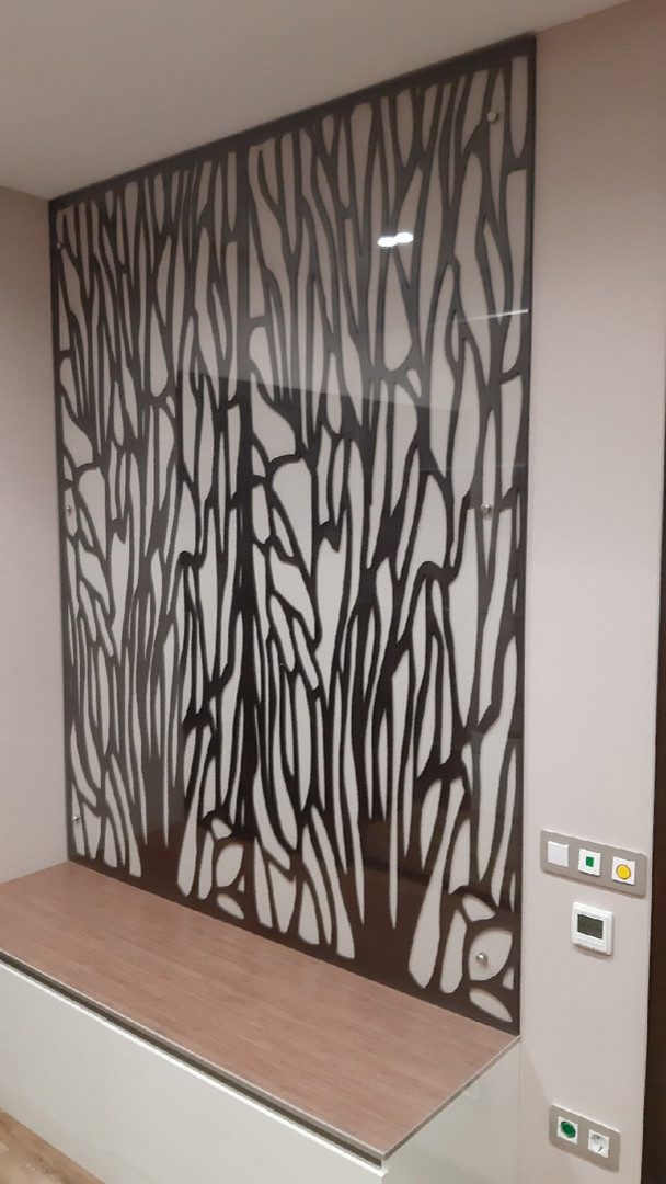 Лестничное ограждение + настенная панель