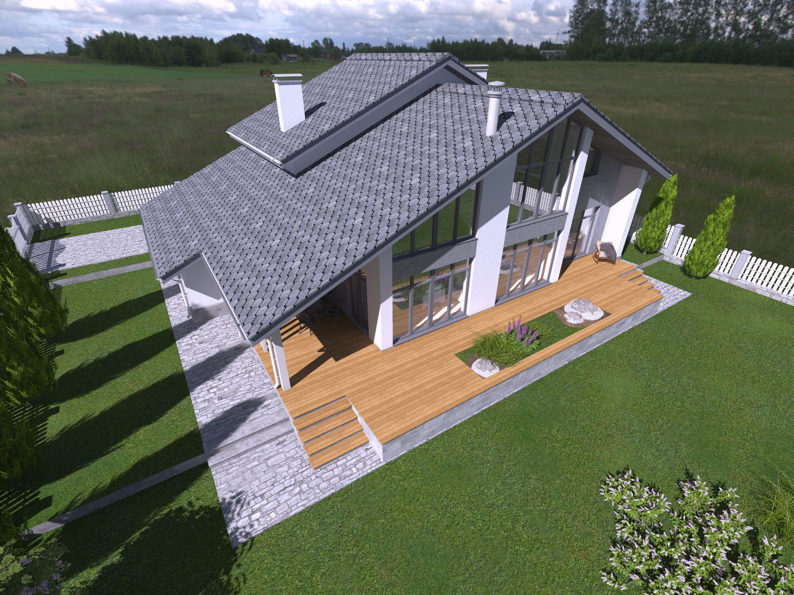 Дом со вторым светом