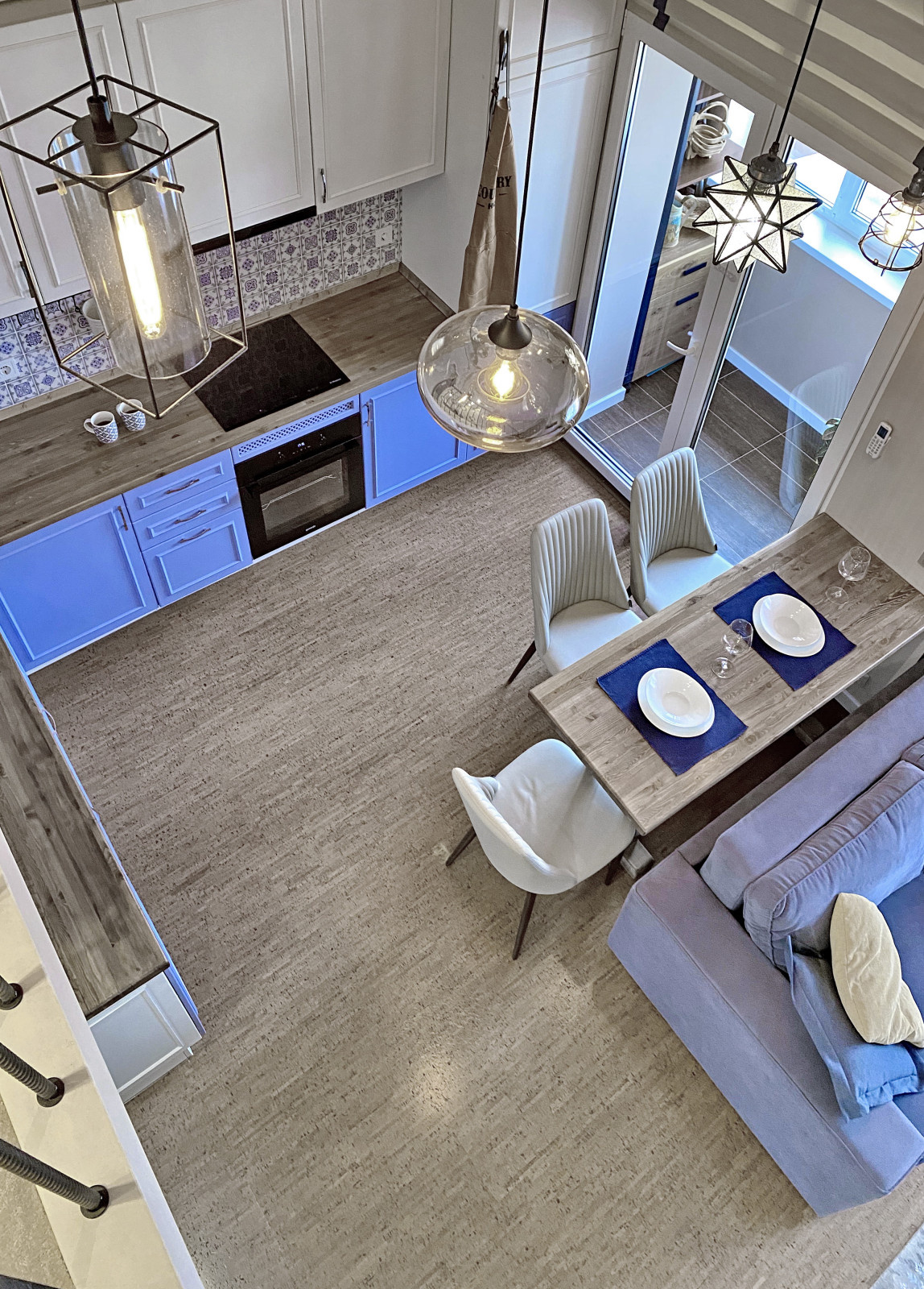 Воздушный лофт. ЖК Валентиновка парк. Двухуровневая квартира, 70 кв.м.