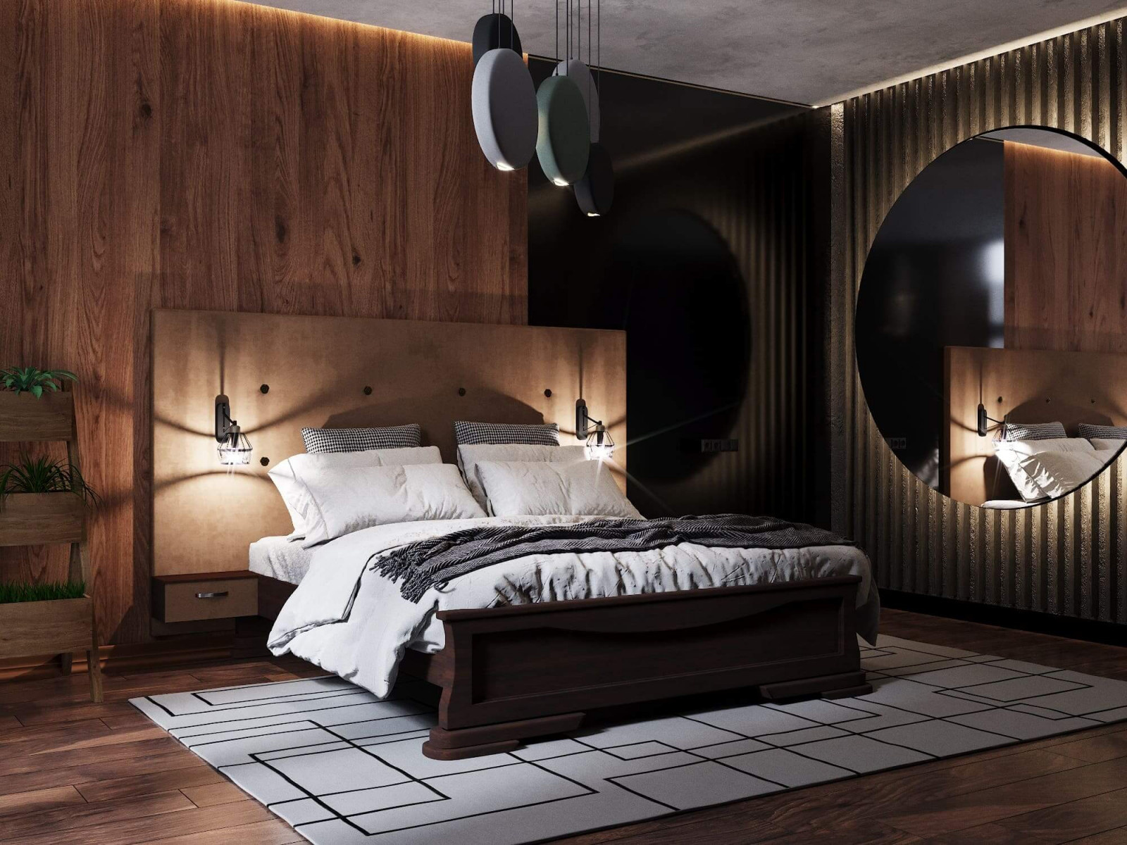 Кровати в интерьере