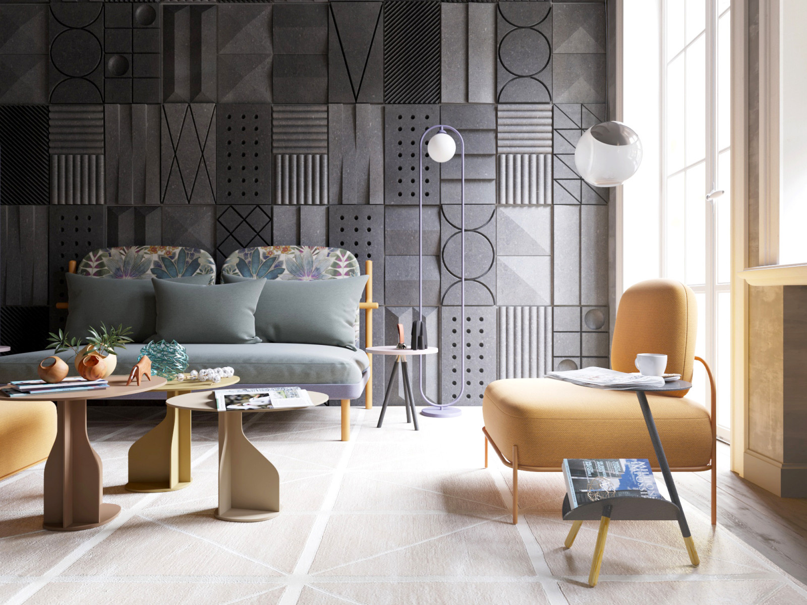 Объединенная кухня-гостиная