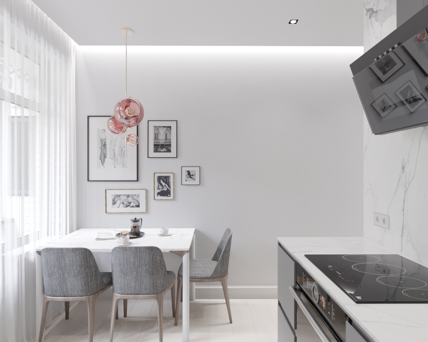 Обеденная зона кухни