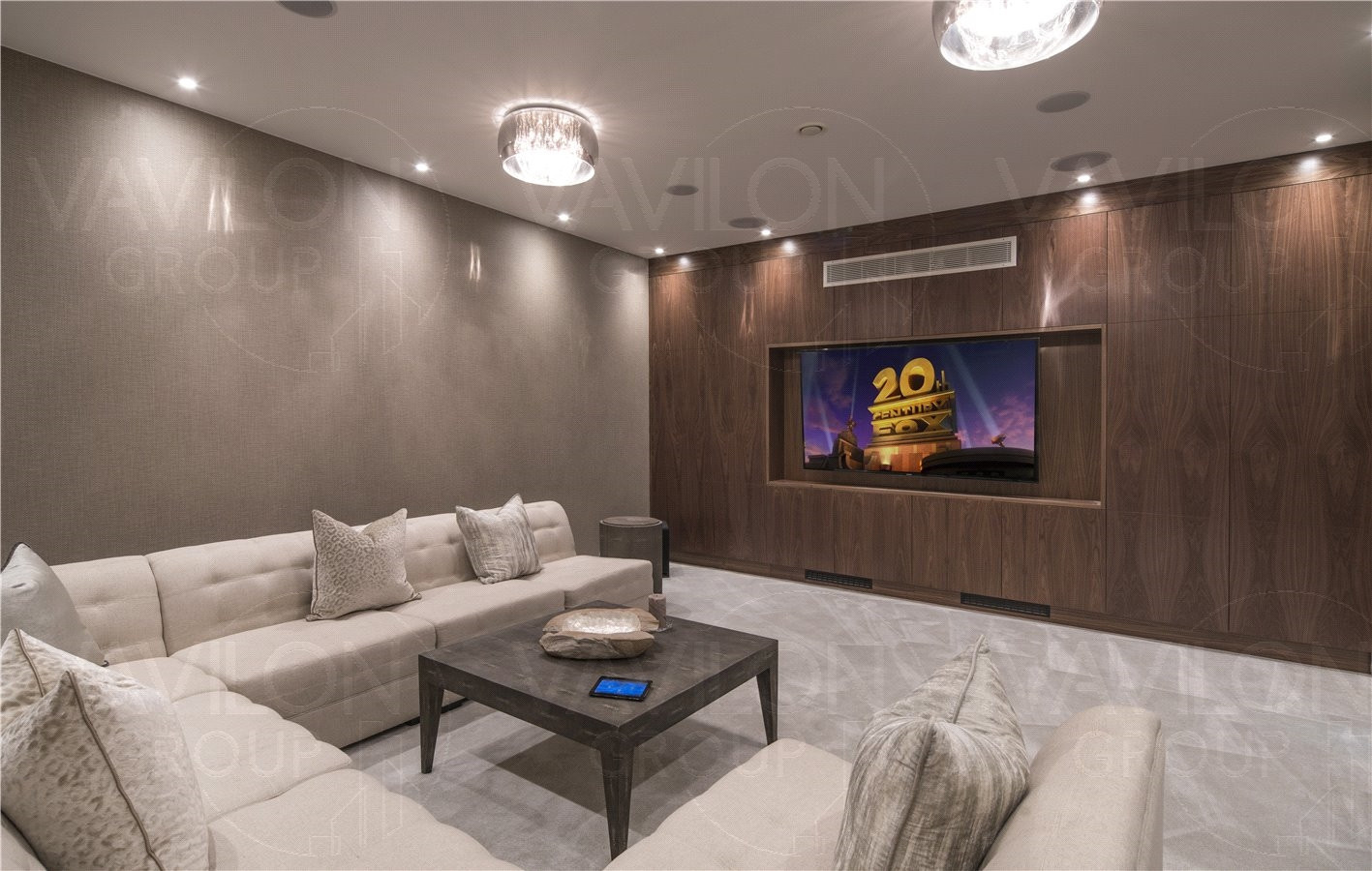 Интерьер загородного дома 216м²