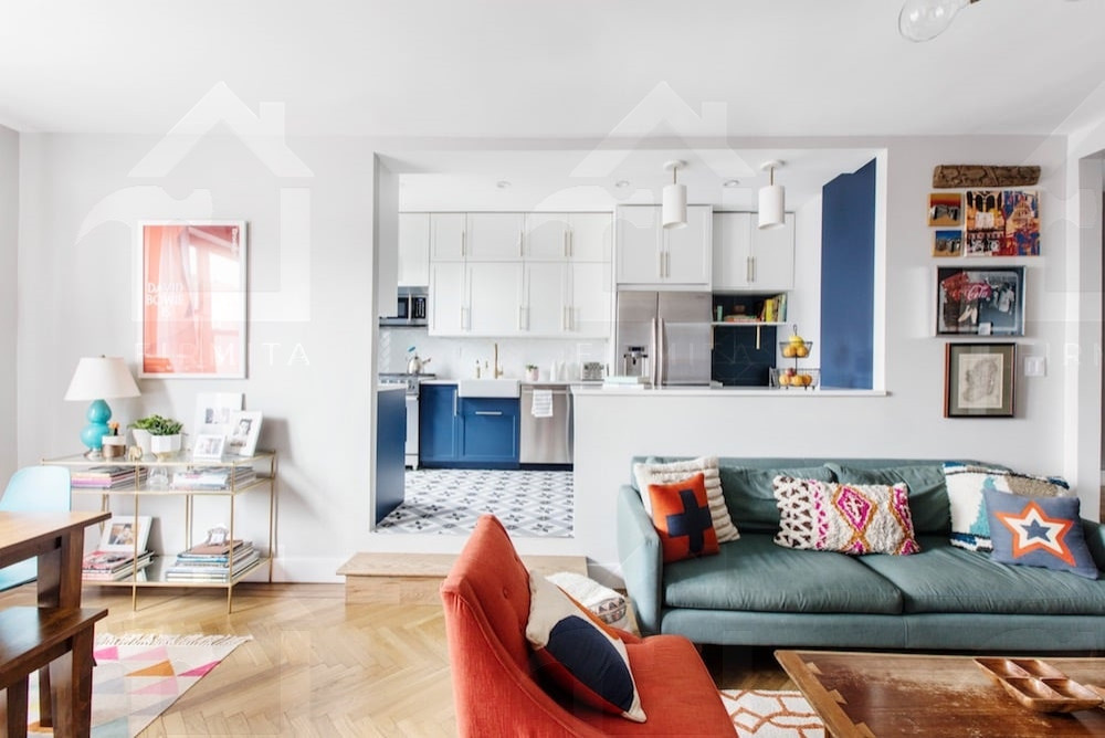 Интерьер загородного дома 128м²