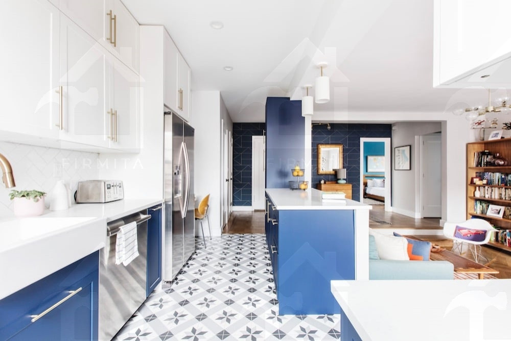 Интерьер загородного дома 128м²