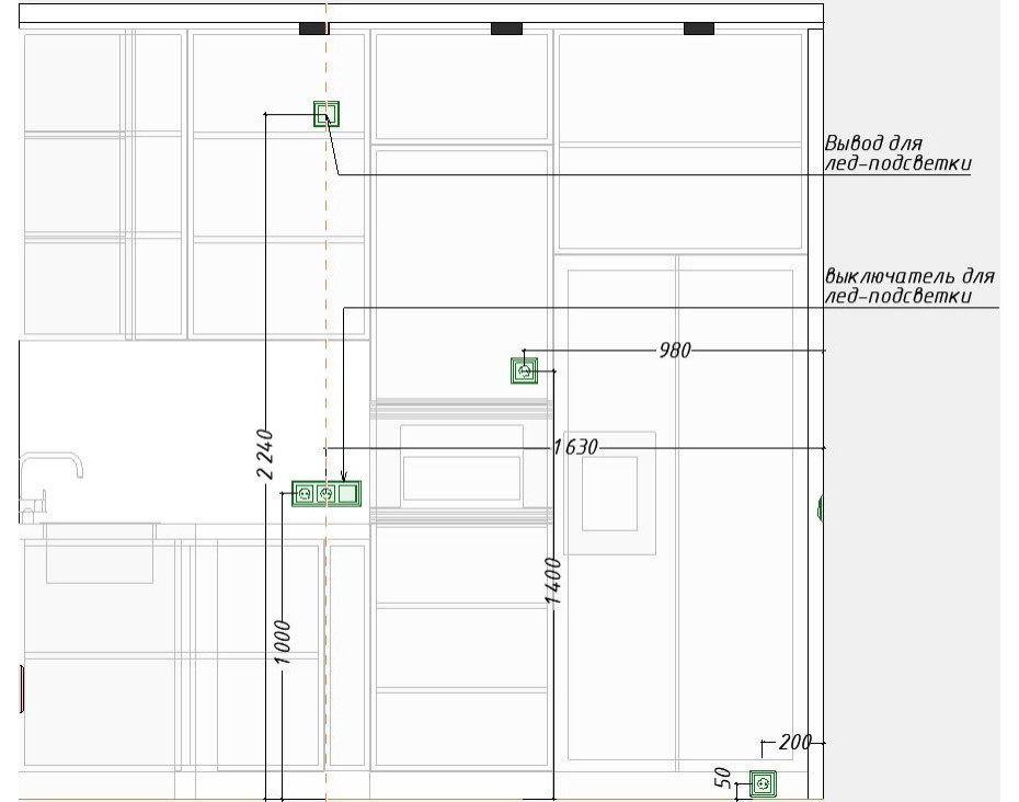 ЖК в Петрозаводске. План электрики.