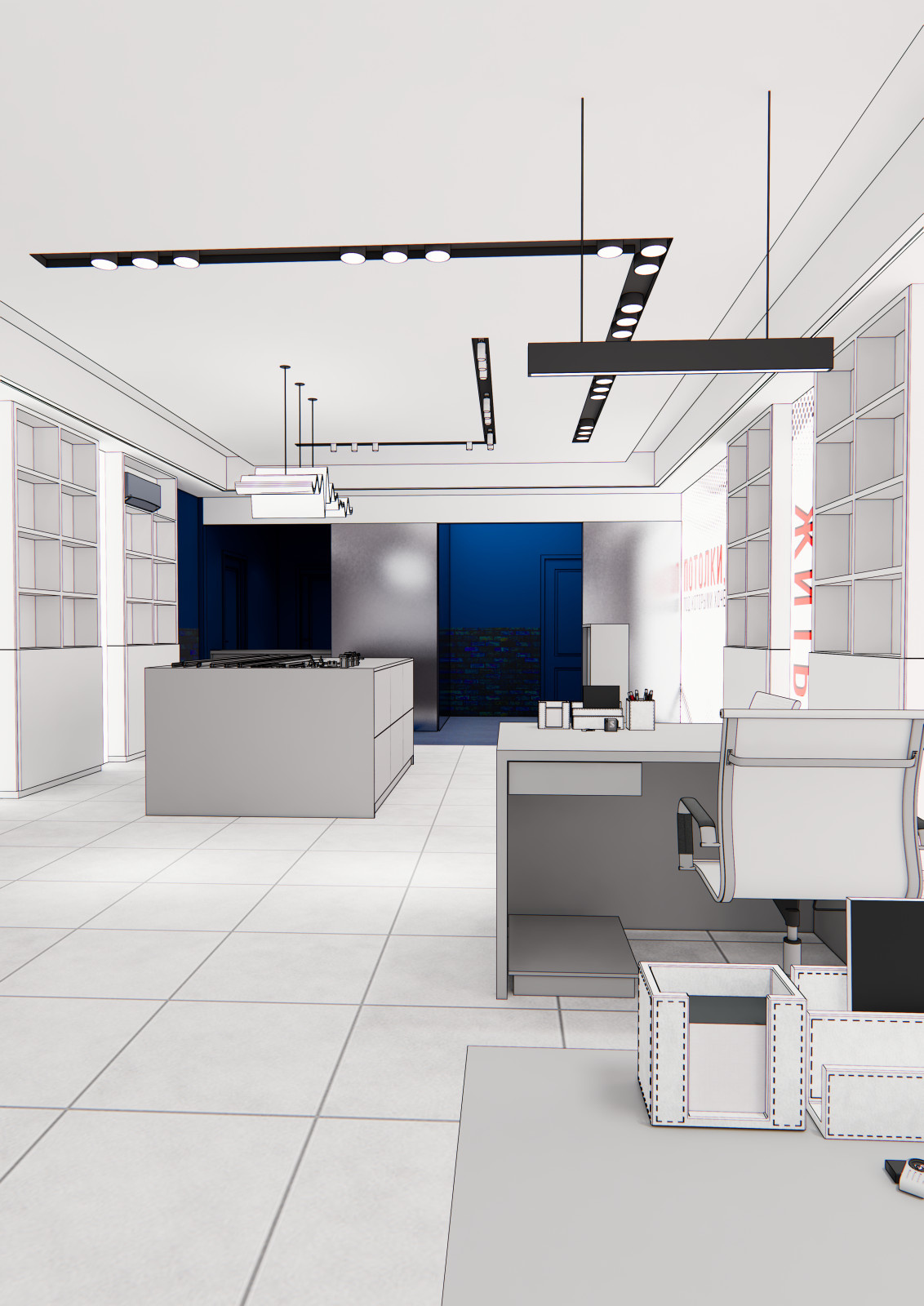 Дизайн-проект коммерческого помещения Тюмень