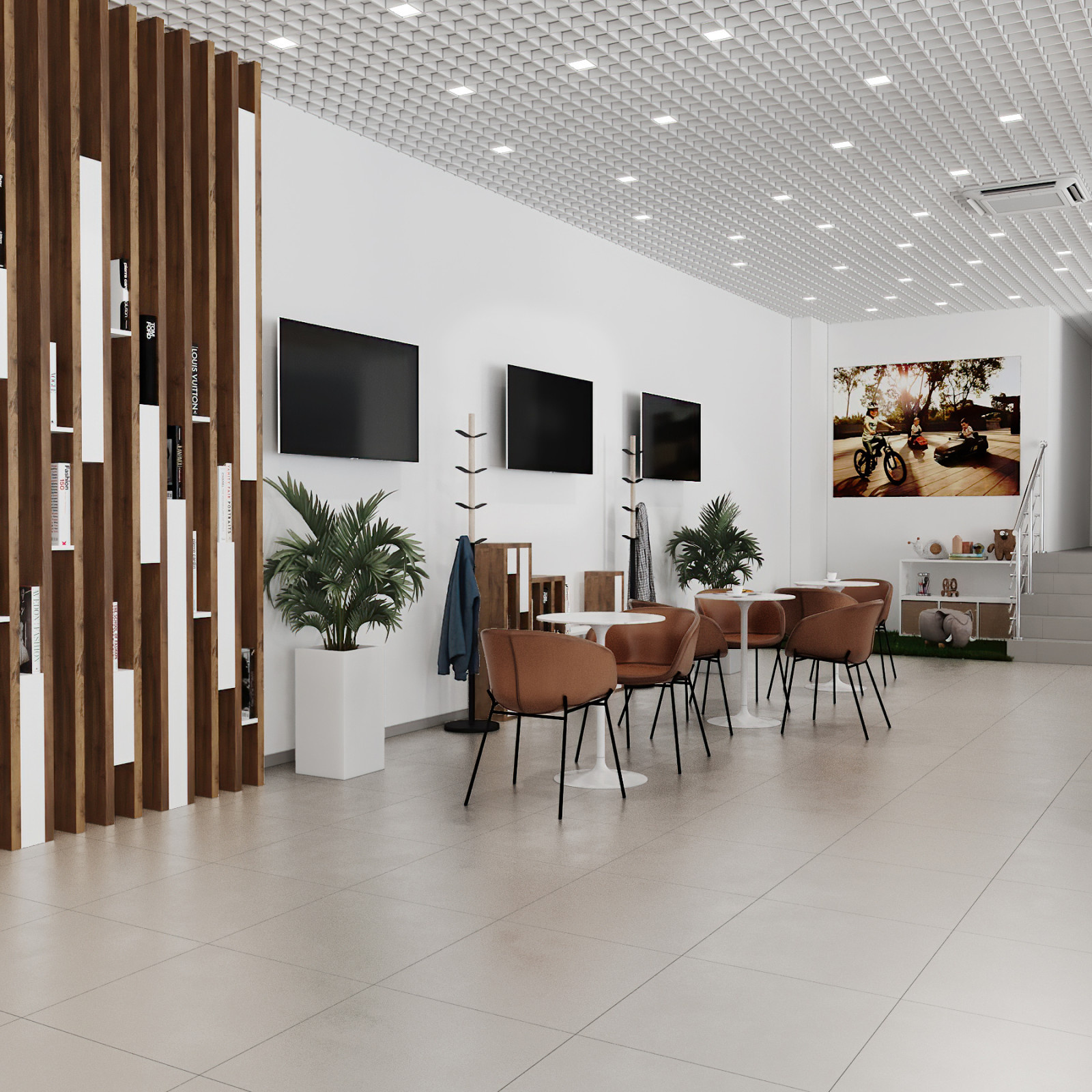 Дизайн кафе официально дилера BMW Бавария-Авто