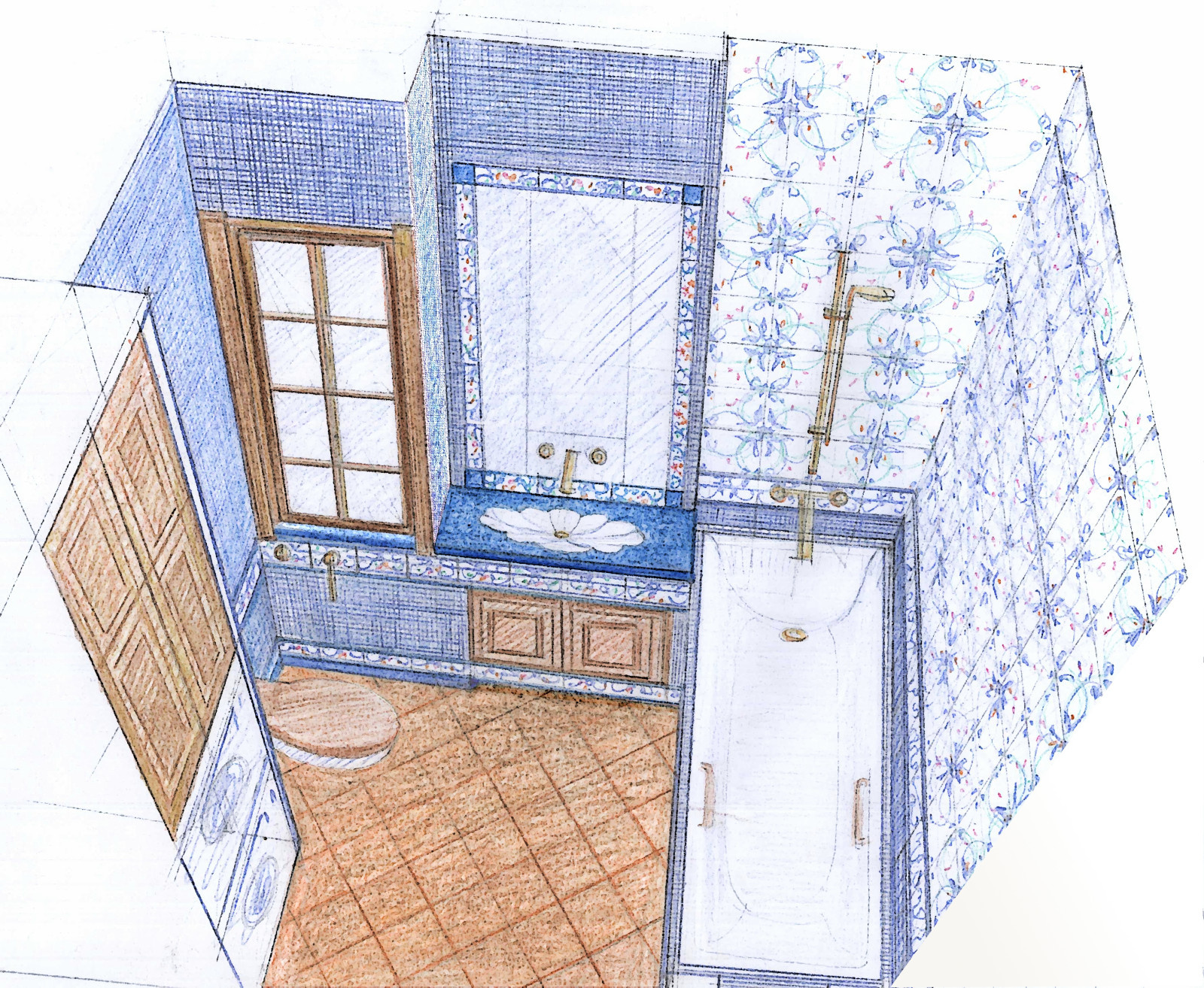 Ванная комната на Есенина