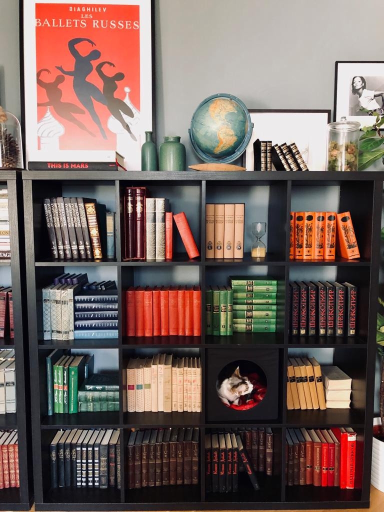 Книжный шкаф и душа гостиной