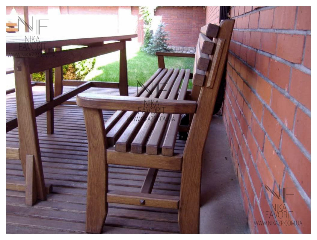 Wooden benches Outdoor furniture