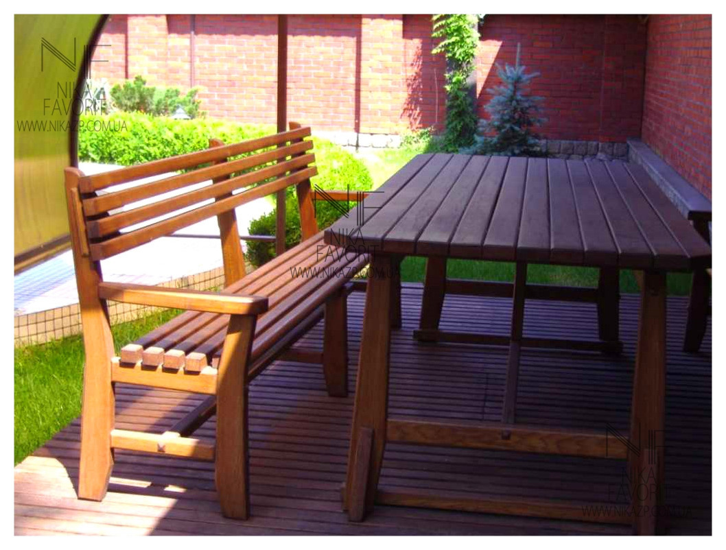 Wooden benches Outdoor furniture