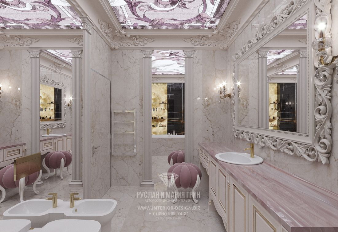 Дизайн элитной двухуровневой квартиры