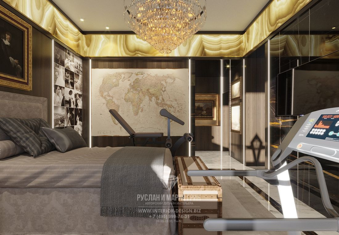 Дизайн элитной двухуровневой квартиры