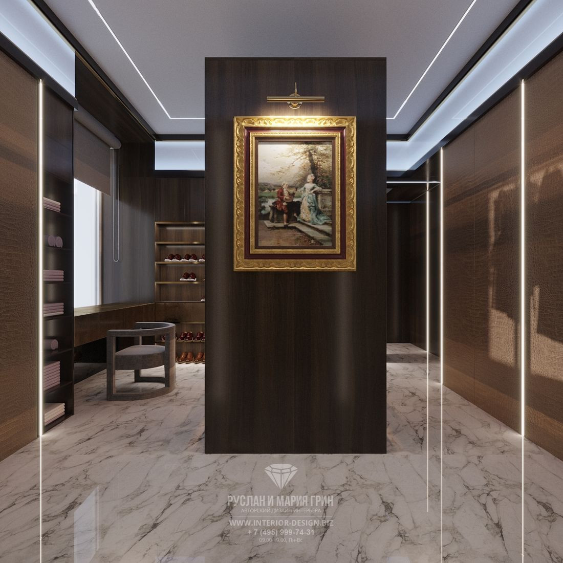 Дизайн элитной двухуровневой квартиры