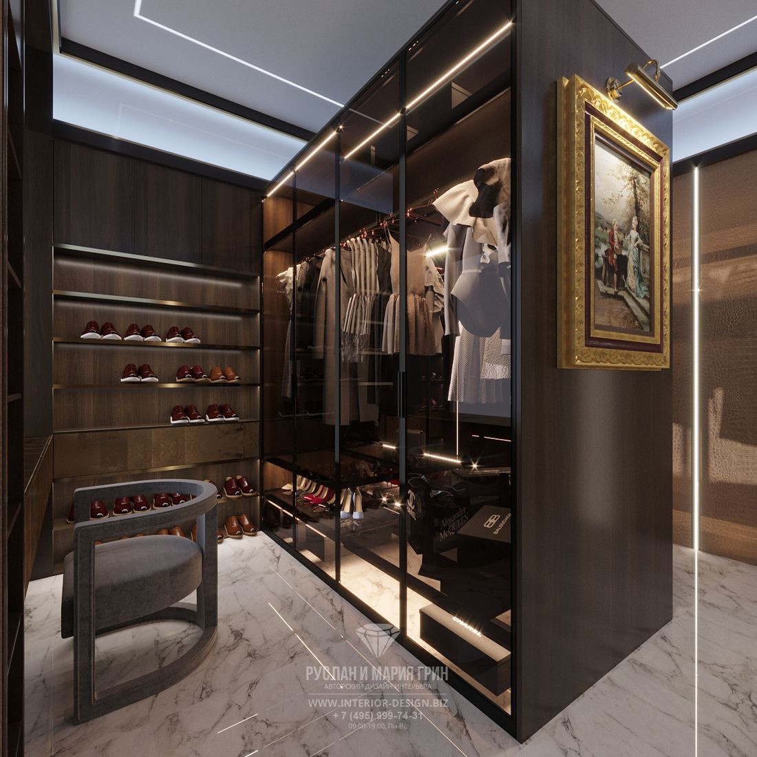 Дизайн элитной двухуровневой квартиры