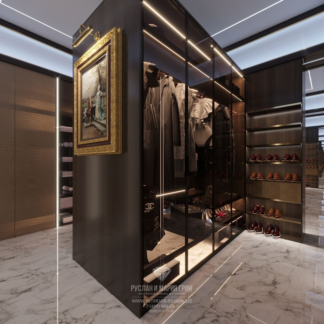 Дизайн элитной двухуровневой квартиры