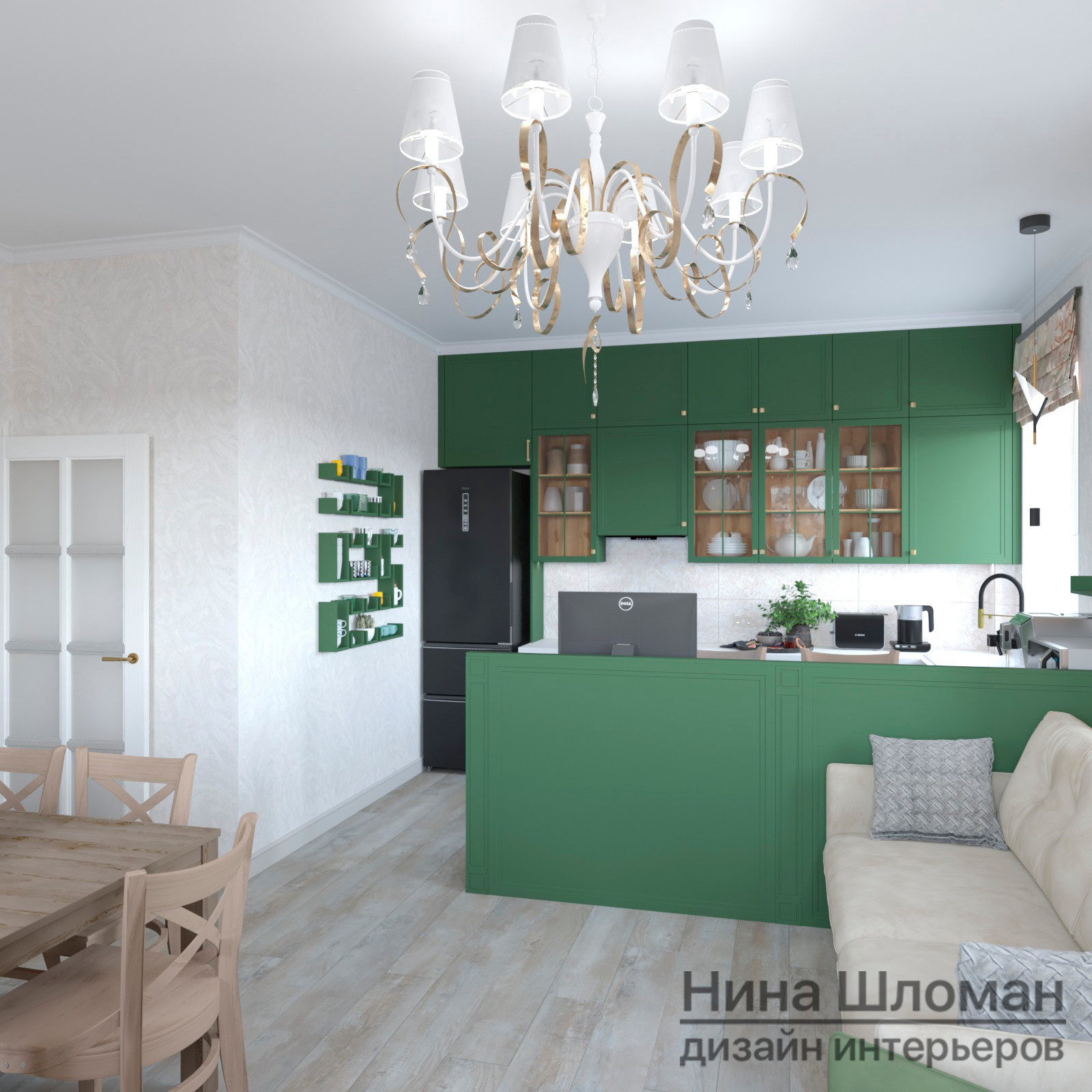 Романтичный интерьер дома в Старом Кировске