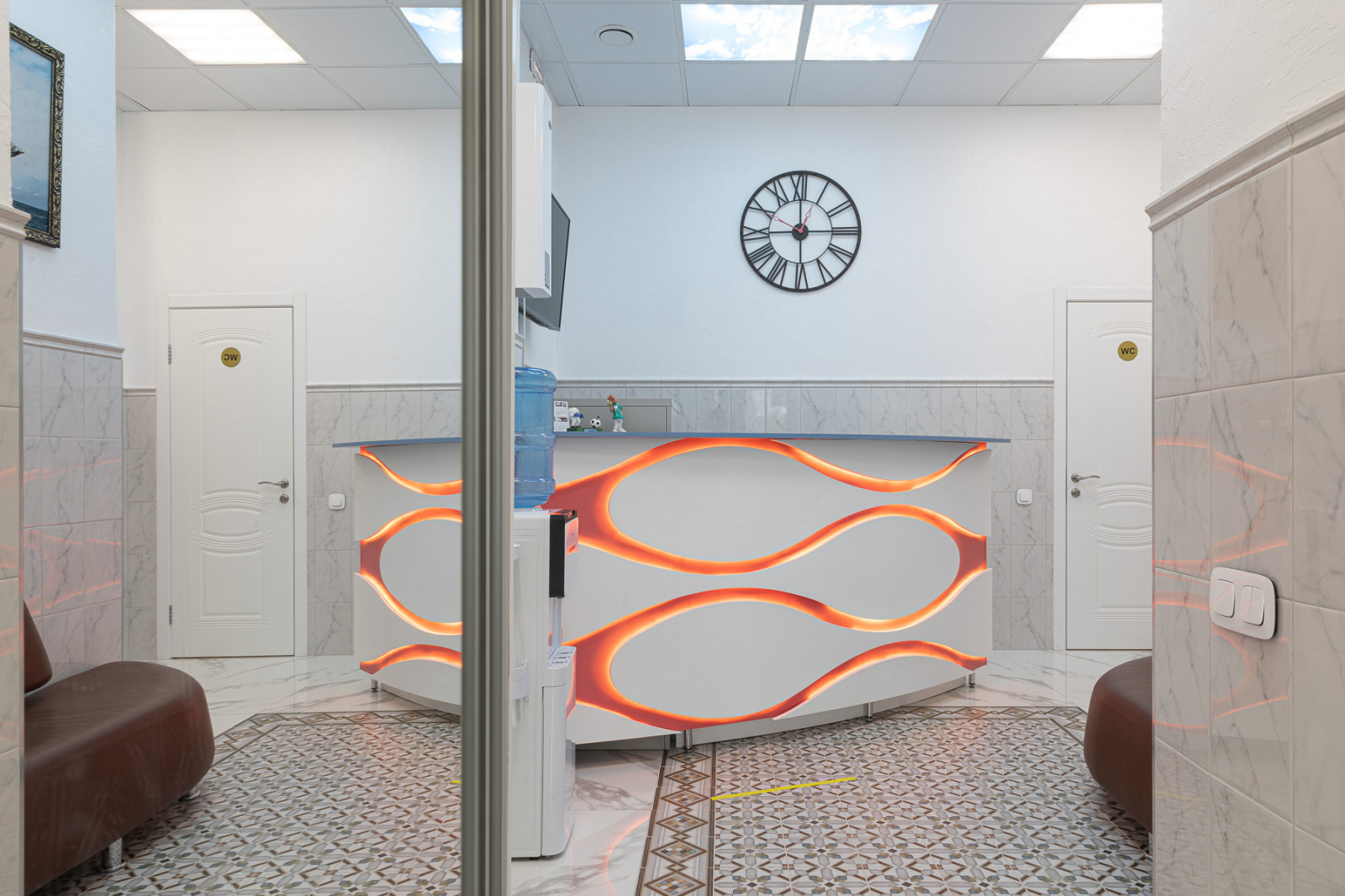 Интерьер стоматологии "Благодать"