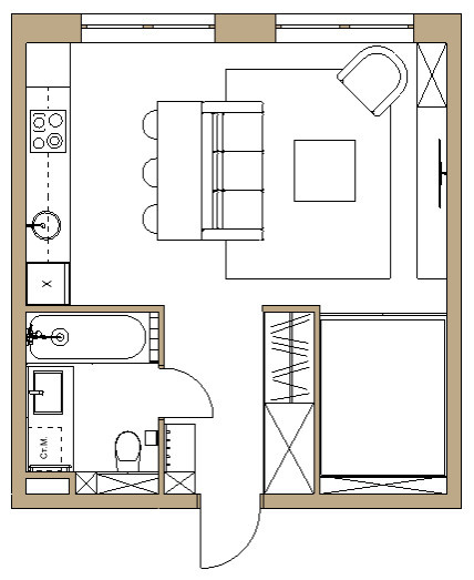 Планировочные решения квартир от студии до бесконечности