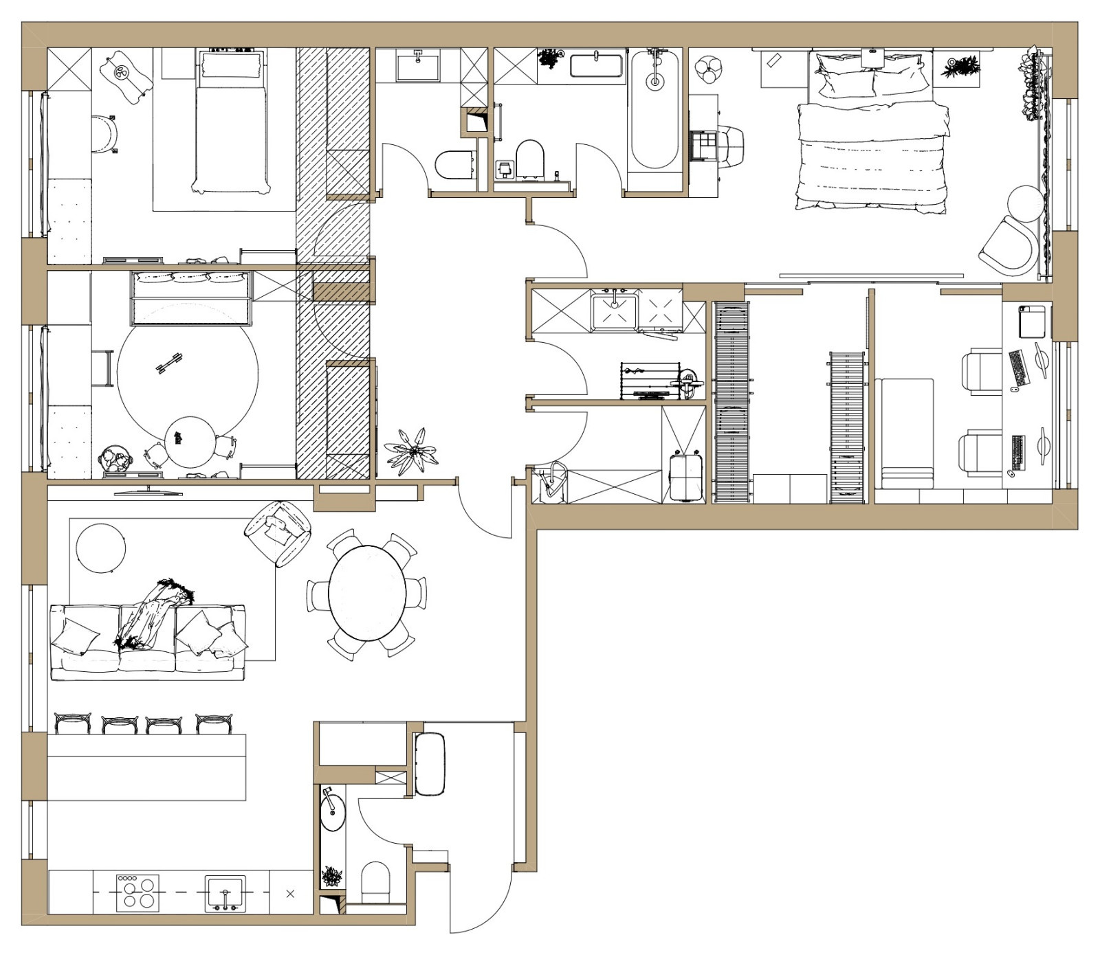 Планировочные решения квартир от студии до бесконечности