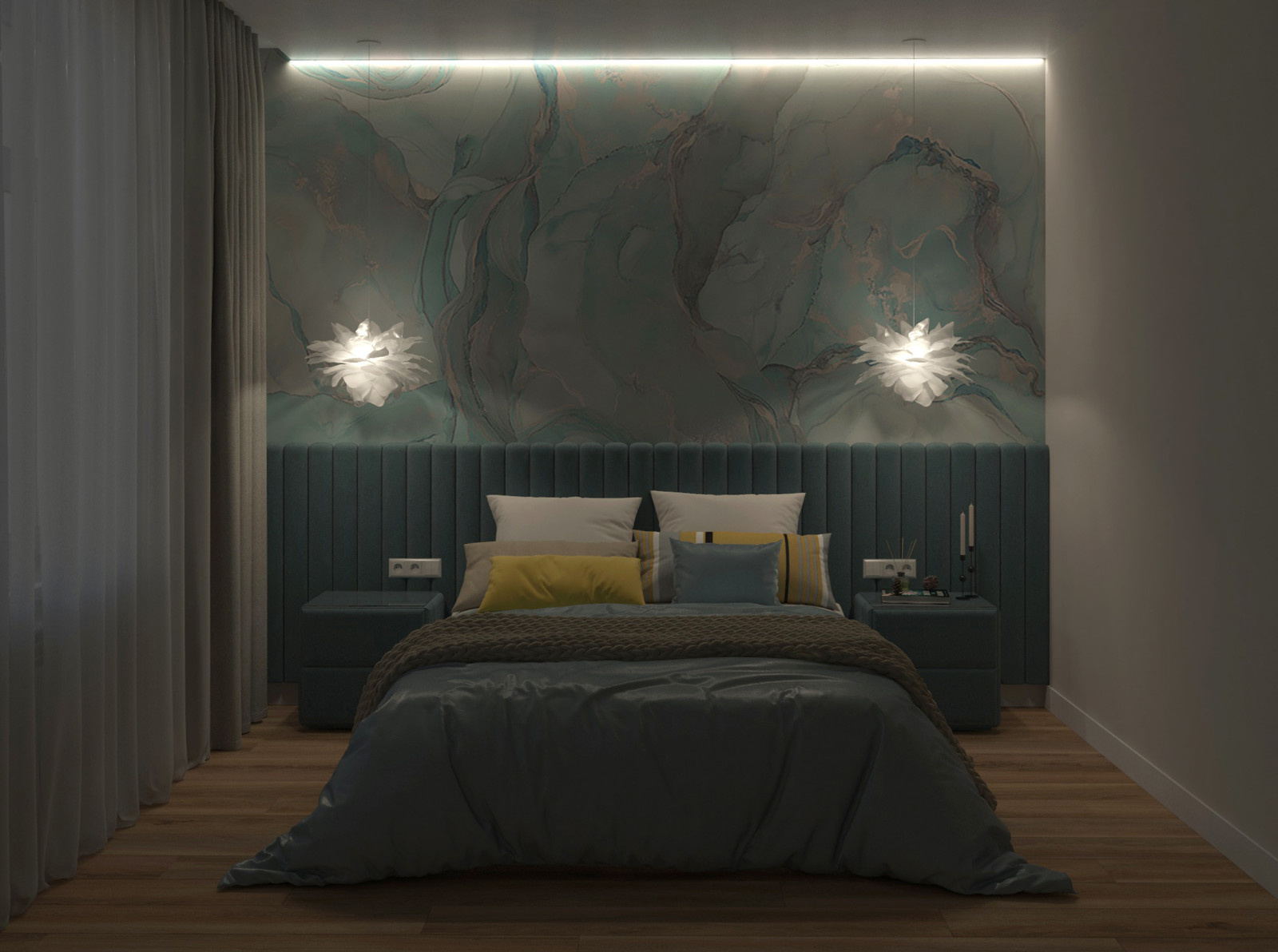 Спальня (ночь)