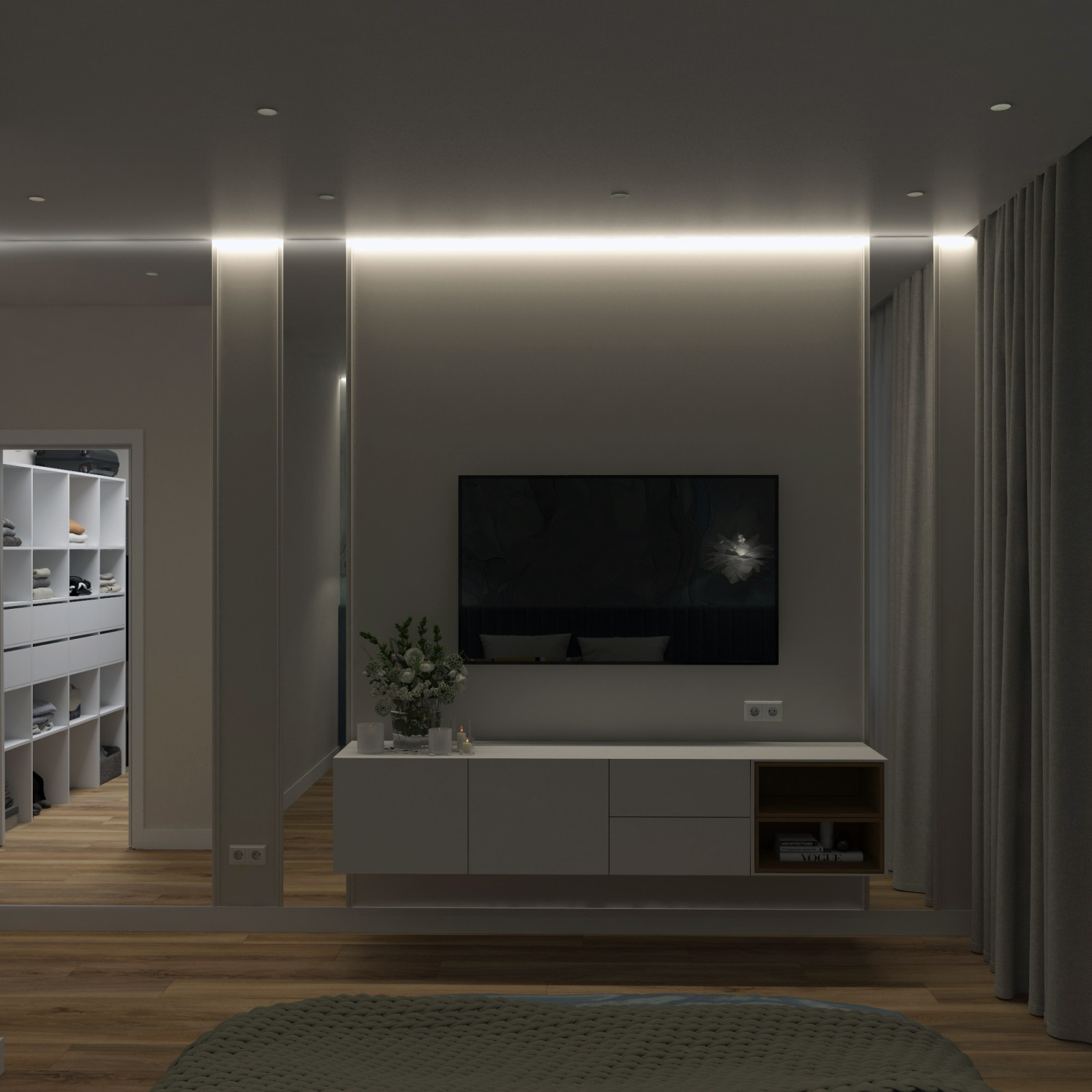 Спальня (ночь)