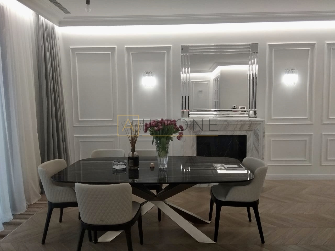 Автоматический биокамин Airtone Andalle в ЖК «Барин Хаус”