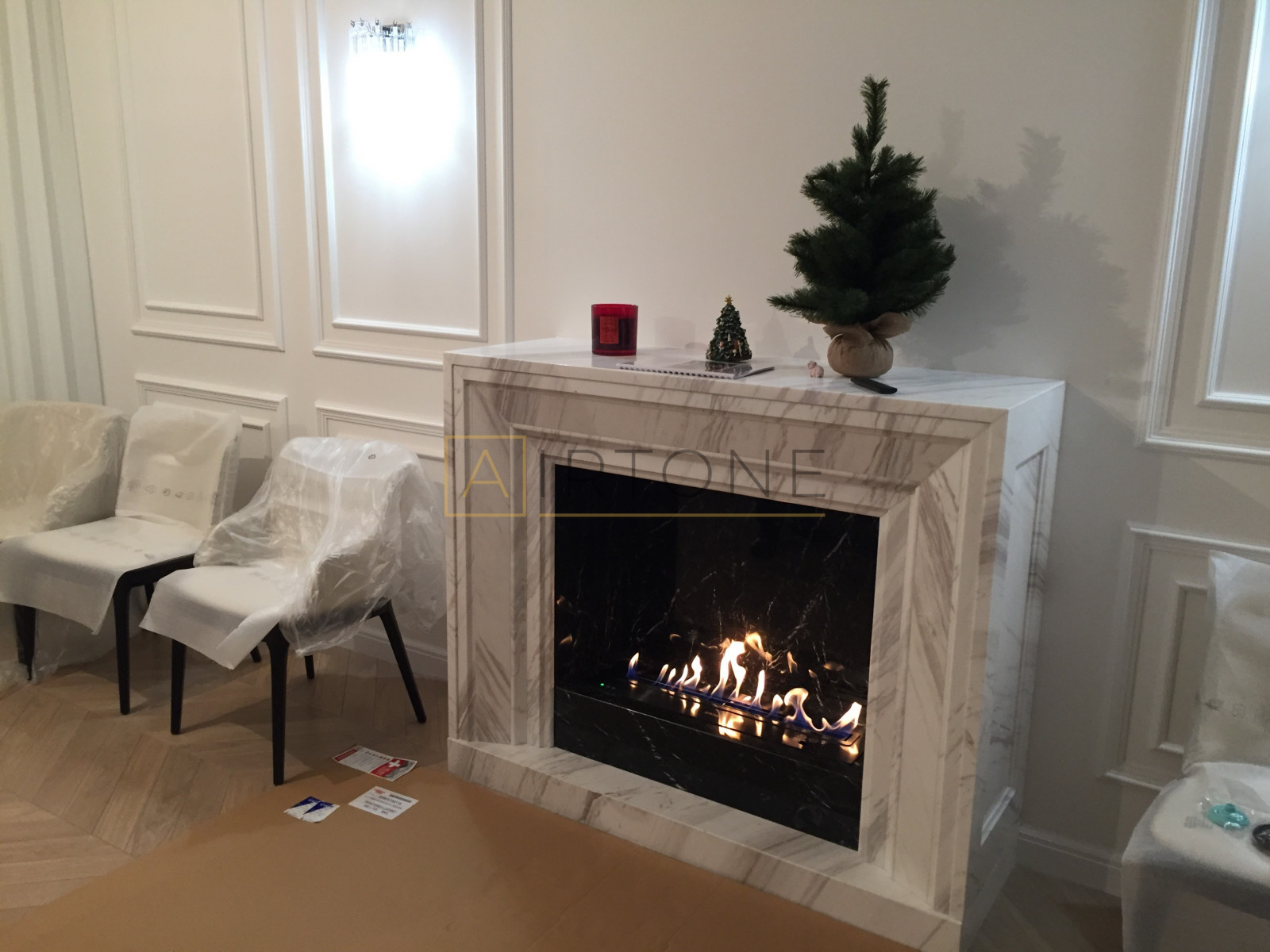 Автоматический биокамин Airtone Andalle в ЖК «Барин Хаус”