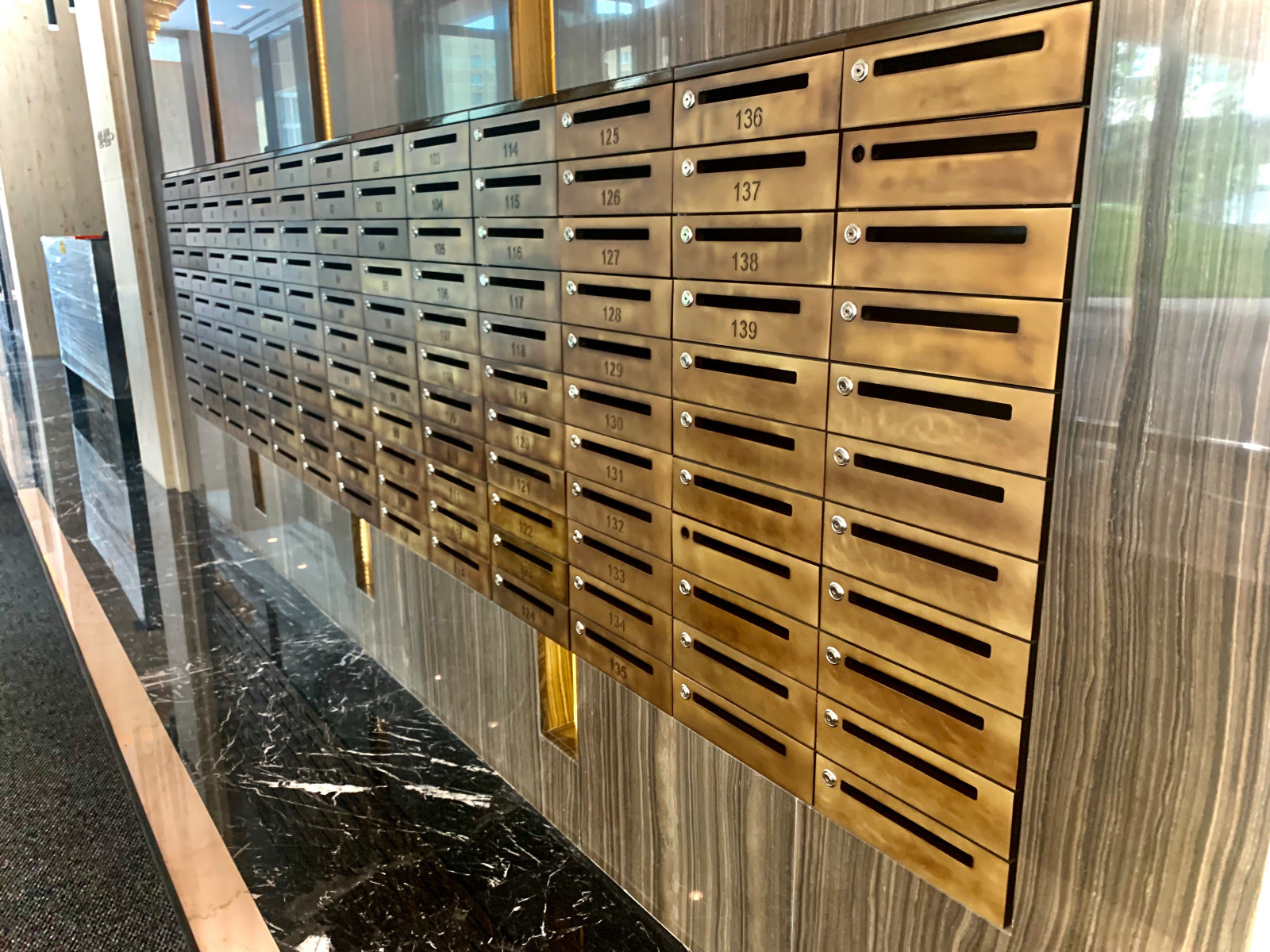 Почтовые ящики для ЖК и БЦ на заказ