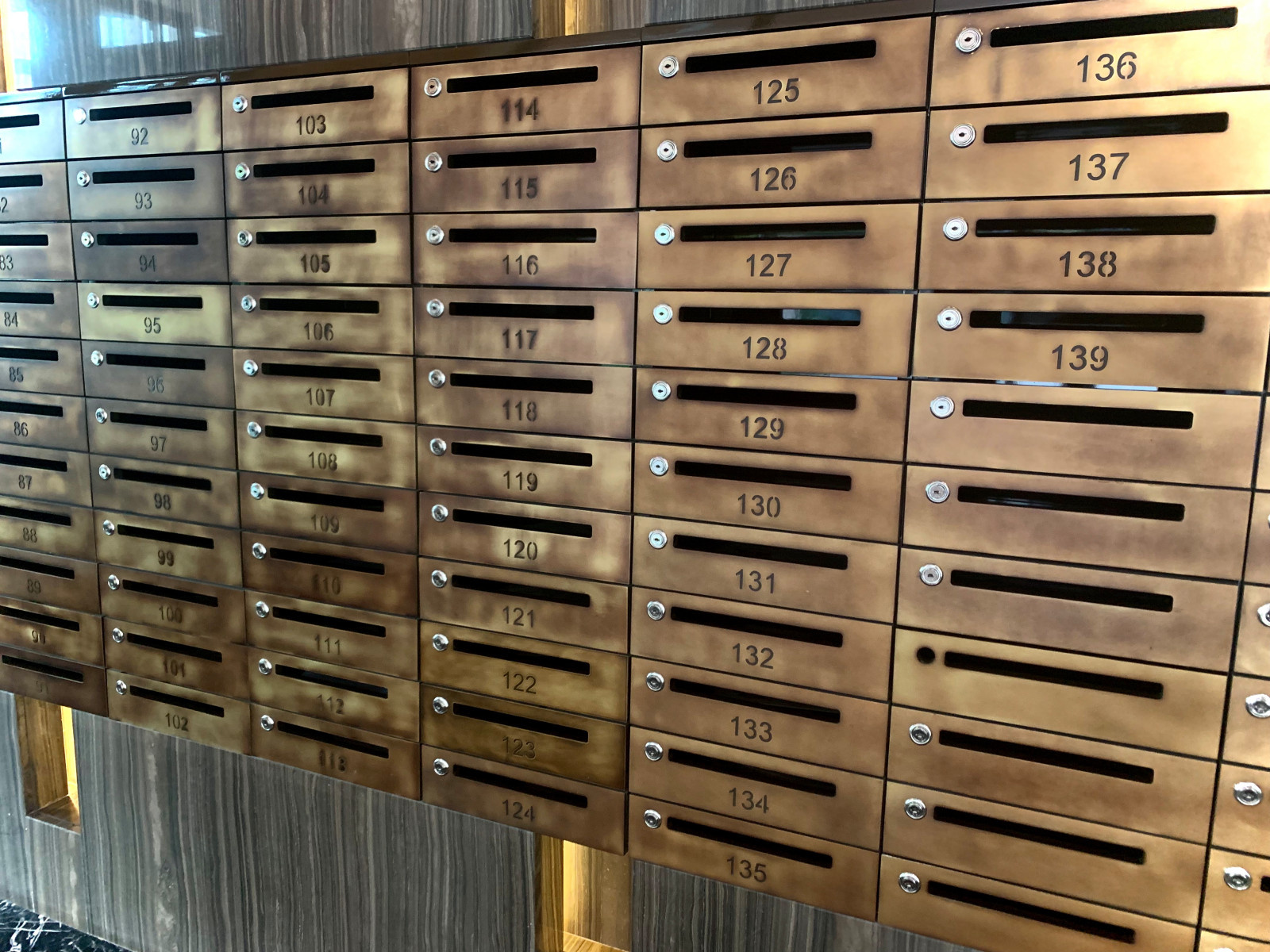 Почтовые ящики для ЖК и БЦ на заказ